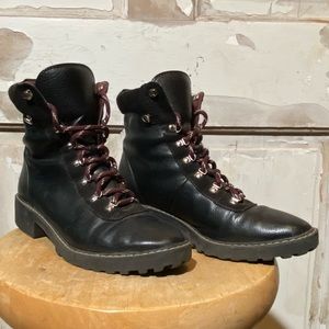 H&M || Black Soft Combat Boots